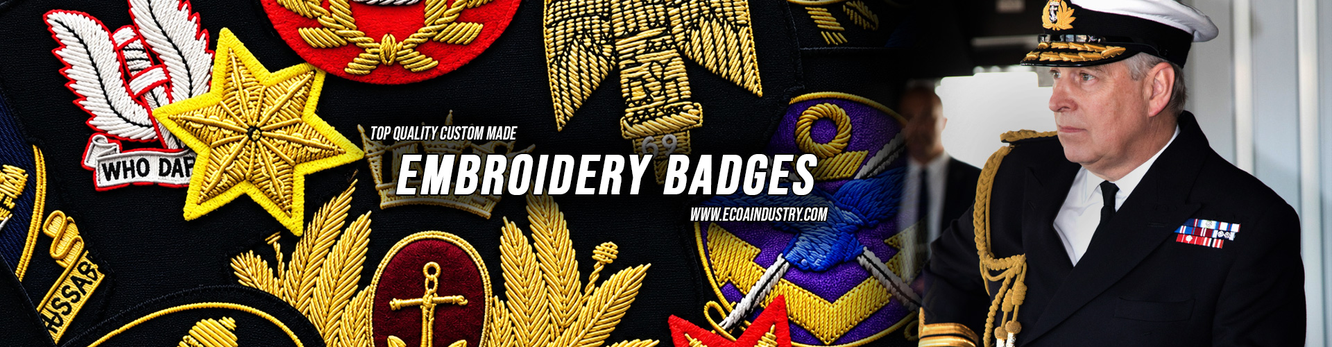 Handmade Embroidery Badges