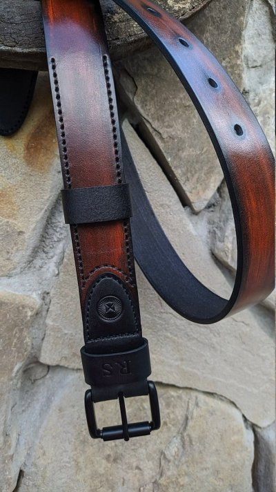 Ombré Patina Belt