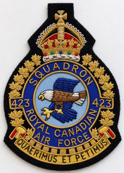 423 Squadron Crest Patch